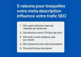 5 arguments clés relatifs à la méta description